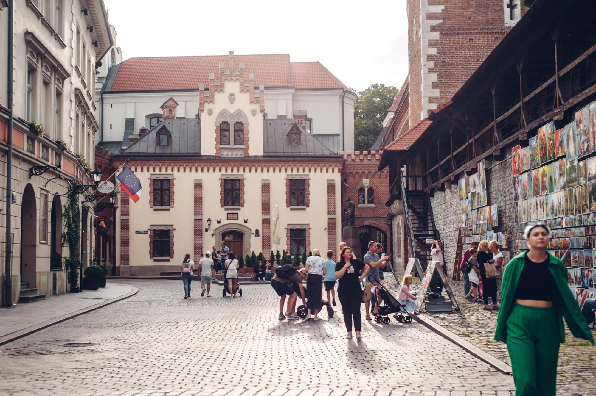 Ferienwohnung Quiet Luxury On Florianska Krakau Exterior foto